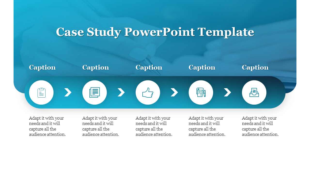 Case Study PowerPoint Template-5-Blue